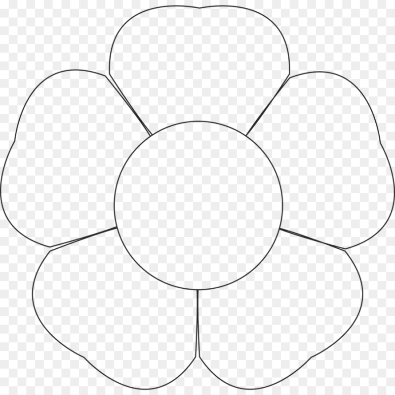 Цветок шаблон