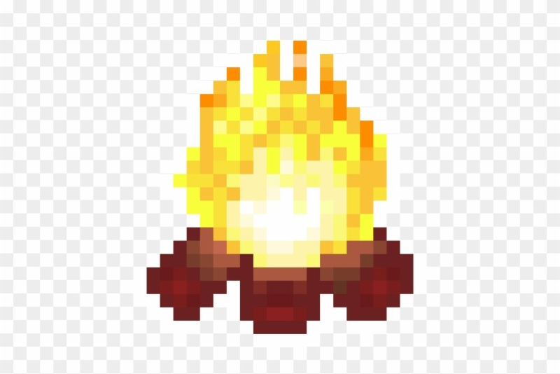 Пиксельный костер