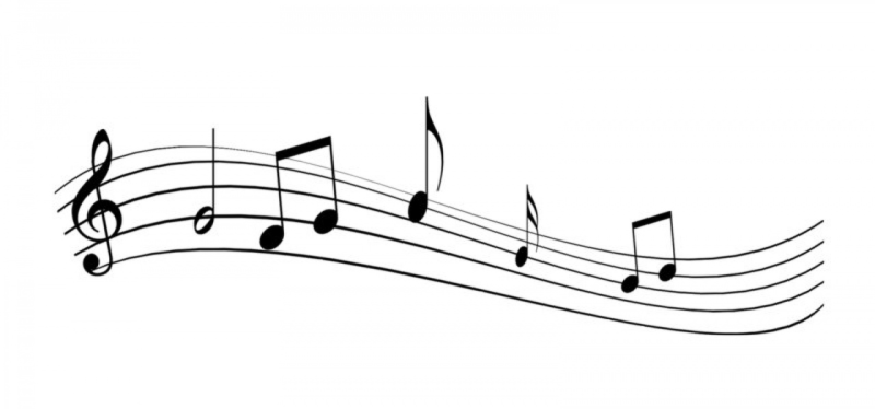 Нотные линии рисунок