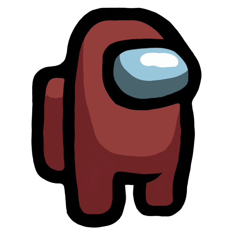 Амонг АС персонажи черный