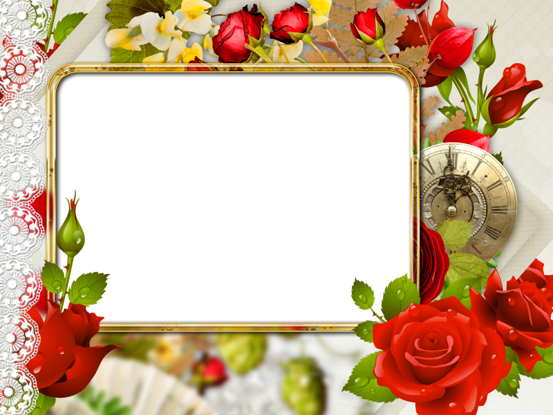 Рамка цветы