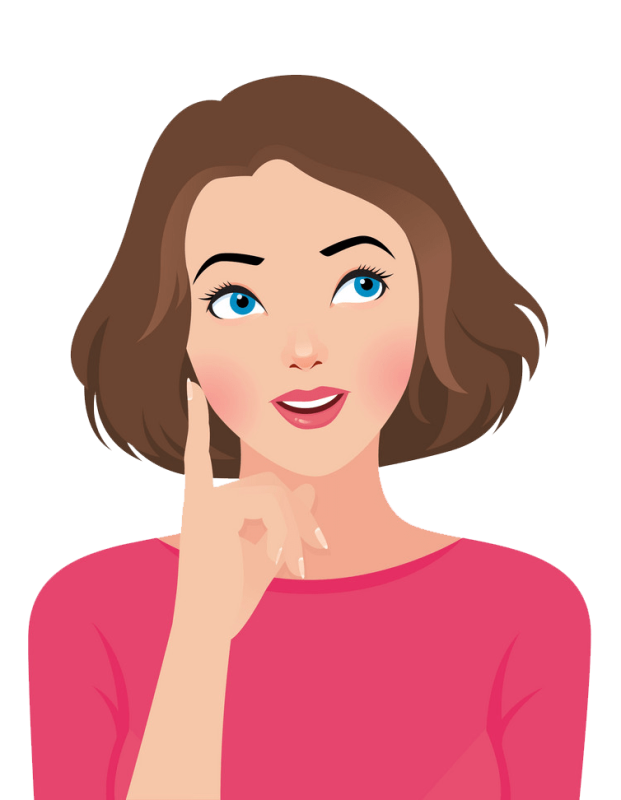 Женщина мультяшная