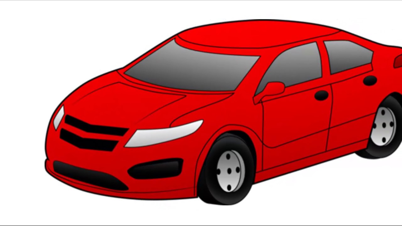 Автомобиль рисунок для детей