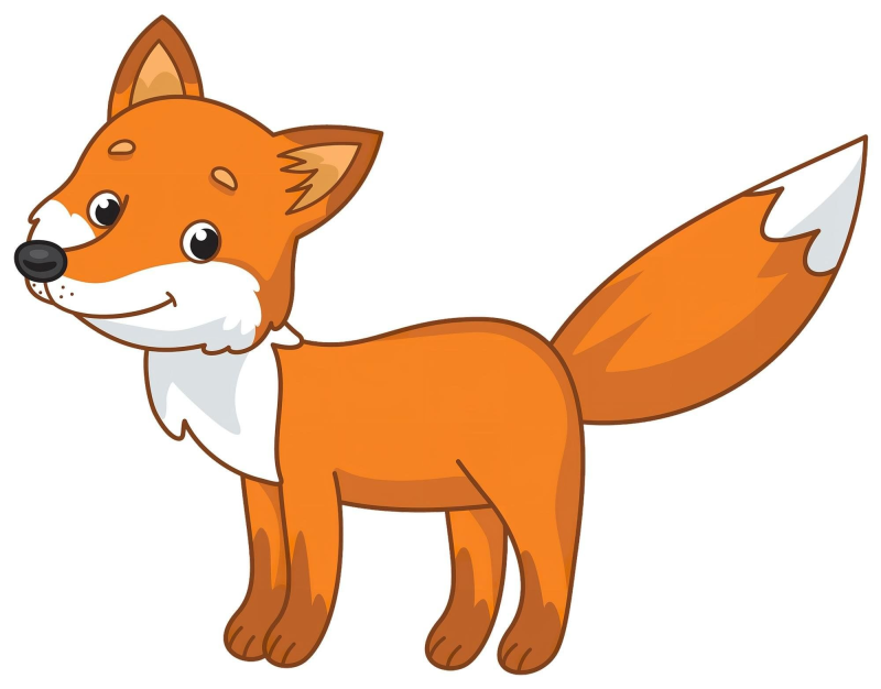 Лиса мультяшная