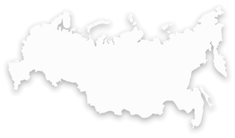 Карта России очертания