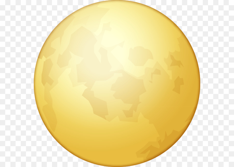 Луна на прозрачном фоне