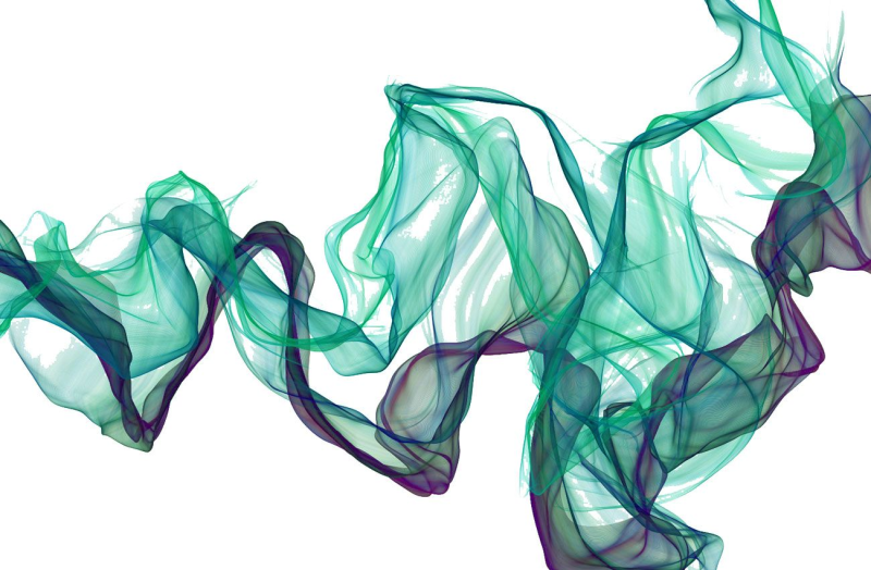 Прозрачная летящая ткань