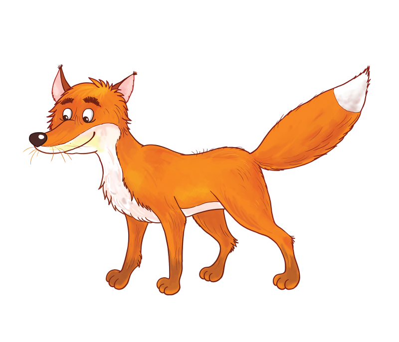 Лисичка рисунок