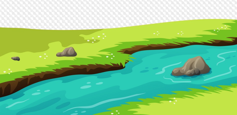 Мультяшное речка