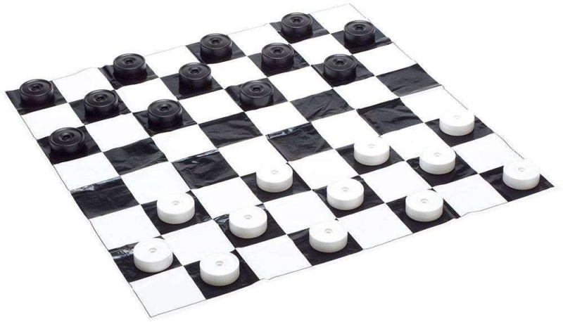 Шашки черно белые