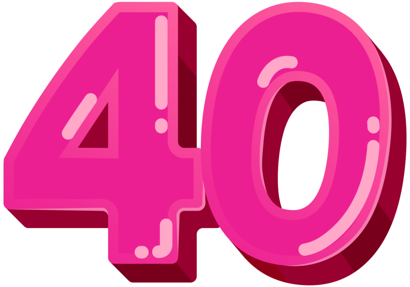 Красивые цифры на прозрачном фоне