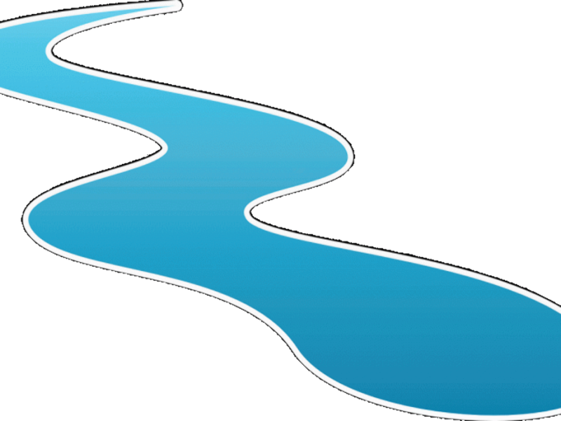 Река для детей без фона