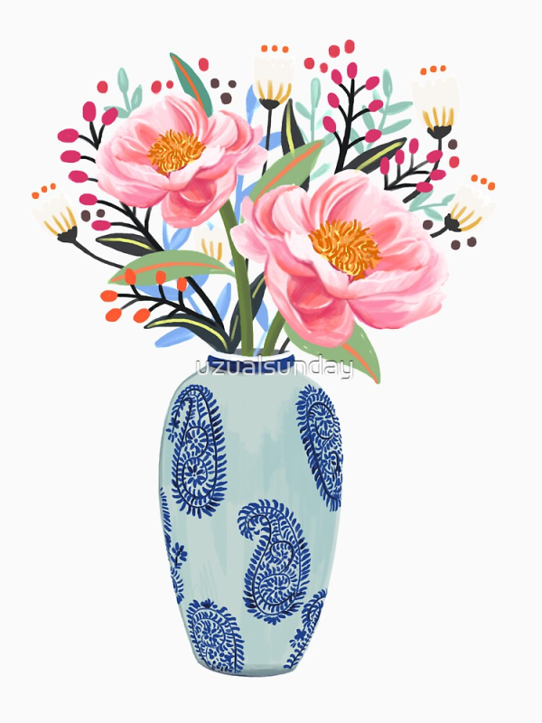 Стикеры с цветами