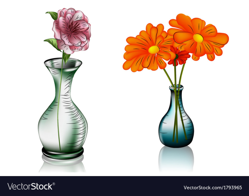 Ваза с цветами