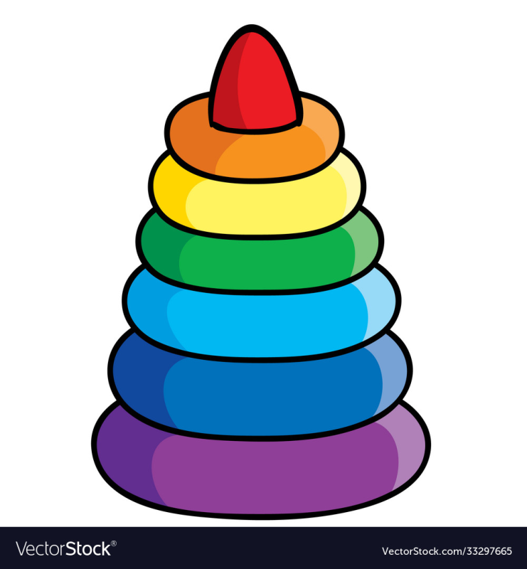 Пирамидка рисунок для детей