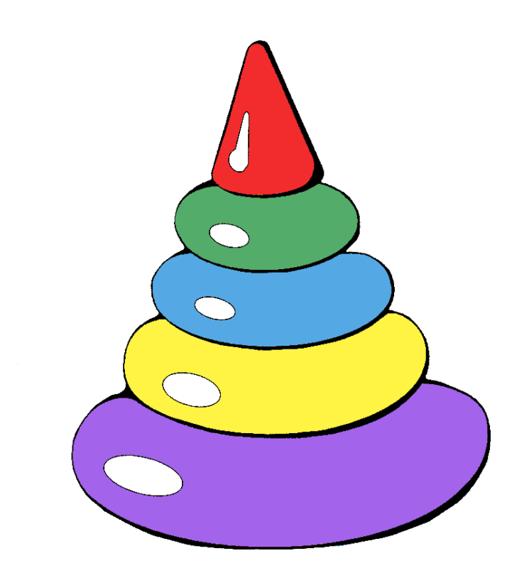 Игрушка "пирамидка"