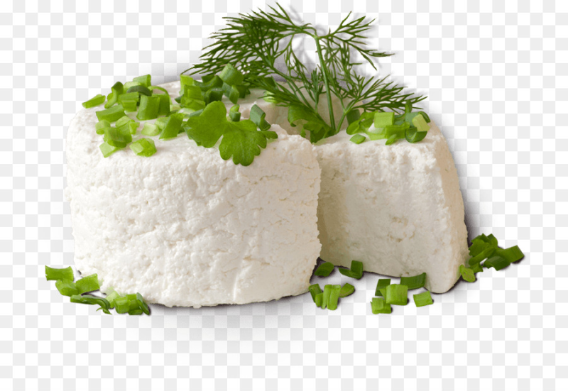 Творог на белом фоне