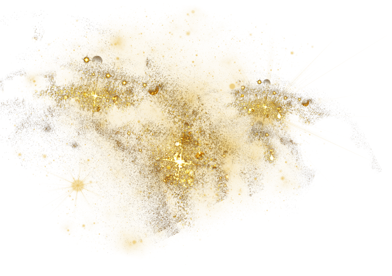 Золотые блестки