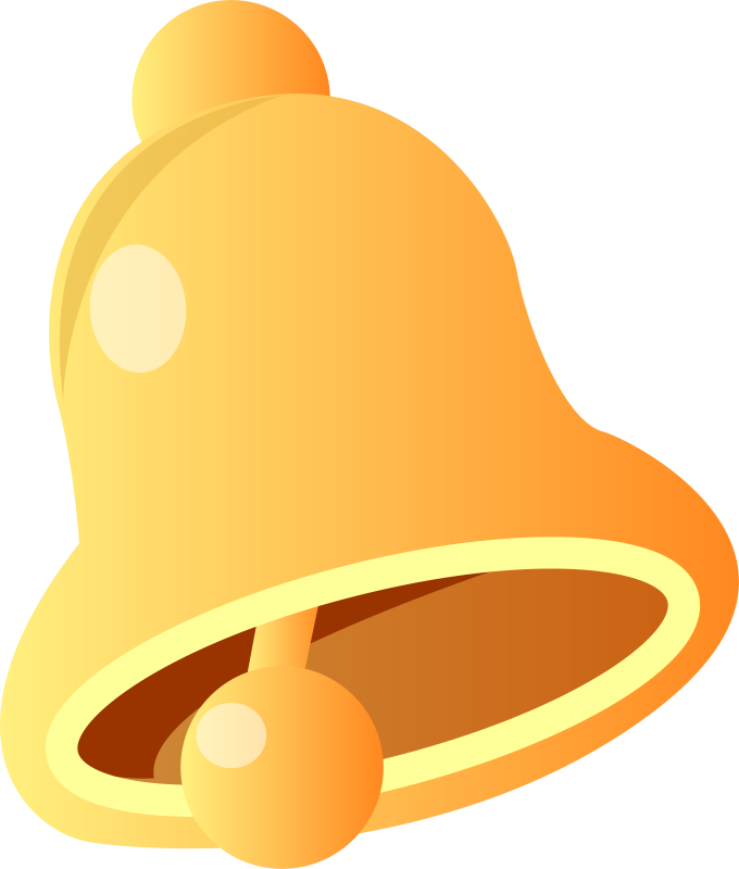 Колокольчик на прозрачном фоне