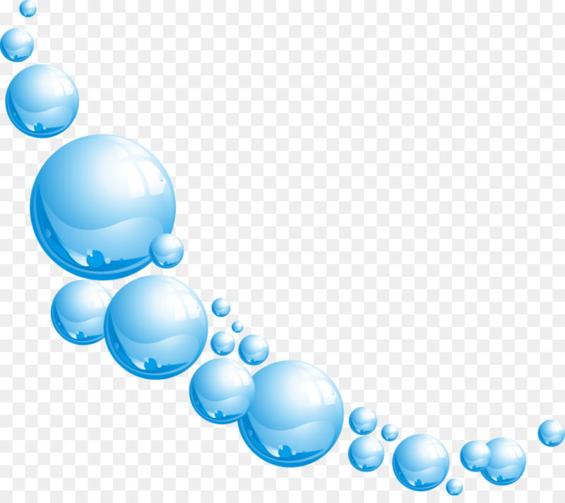 Пузырьки на белом фоне