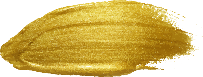 Мазок краски золото