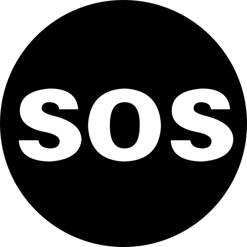 Табличка SOS