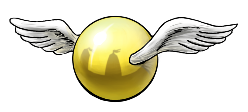 Снитч из Гарри Поттера рисунок