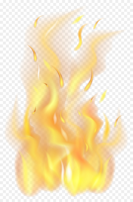 Огонь на белом фоне