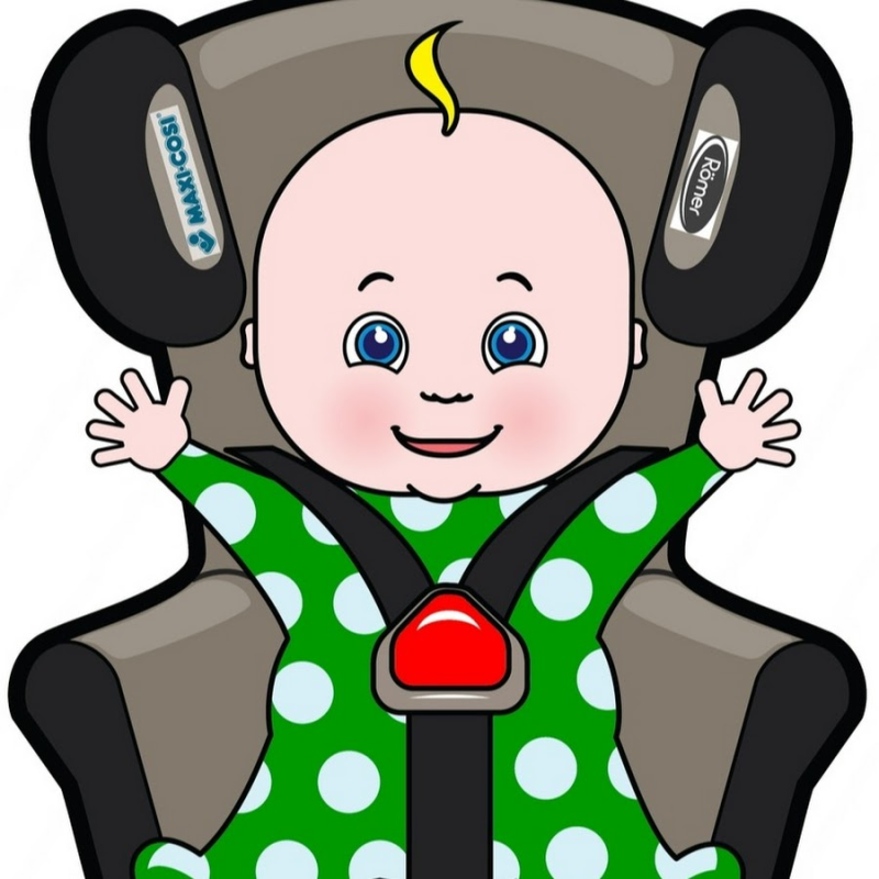 Автомобильное кресло мультяшное для детей