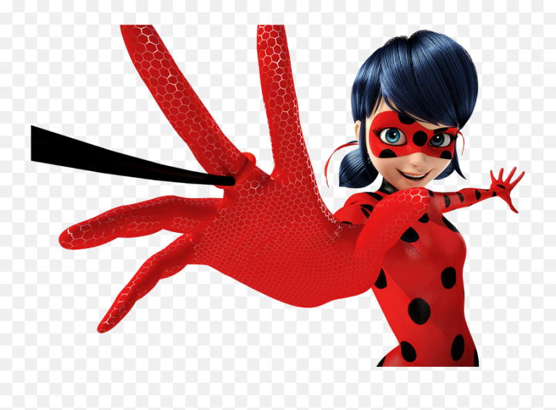 Леди баг на белом фоне