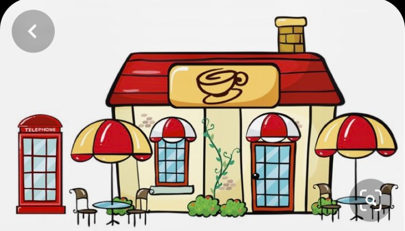 Кафе рисунок