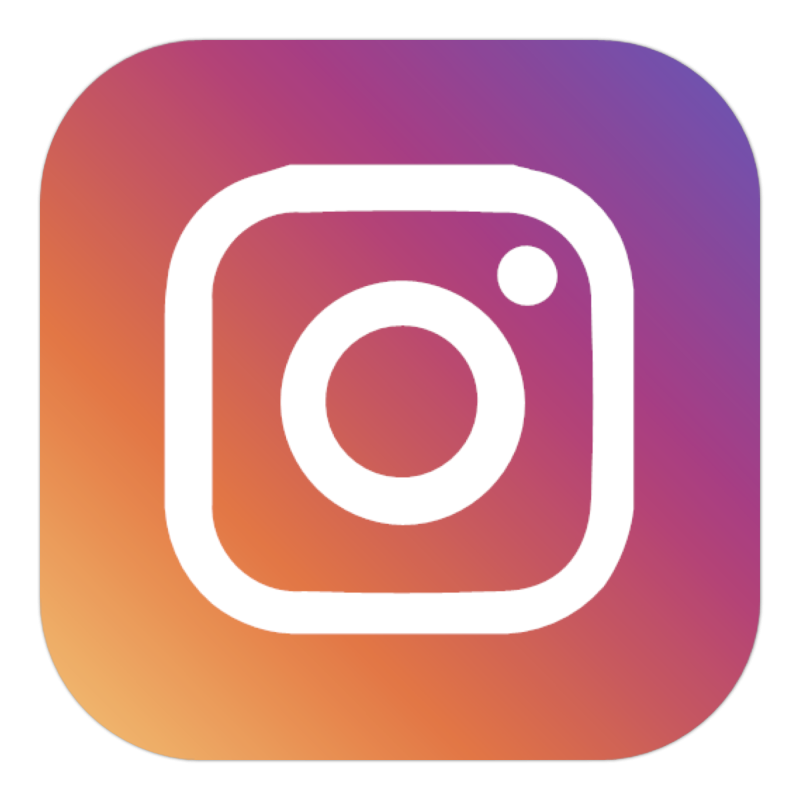 Значок Инстаграм на прозрачном фоне