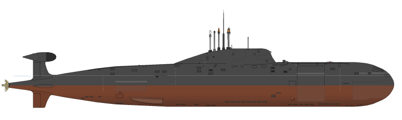 Подводная лодка Барракуда проект 945