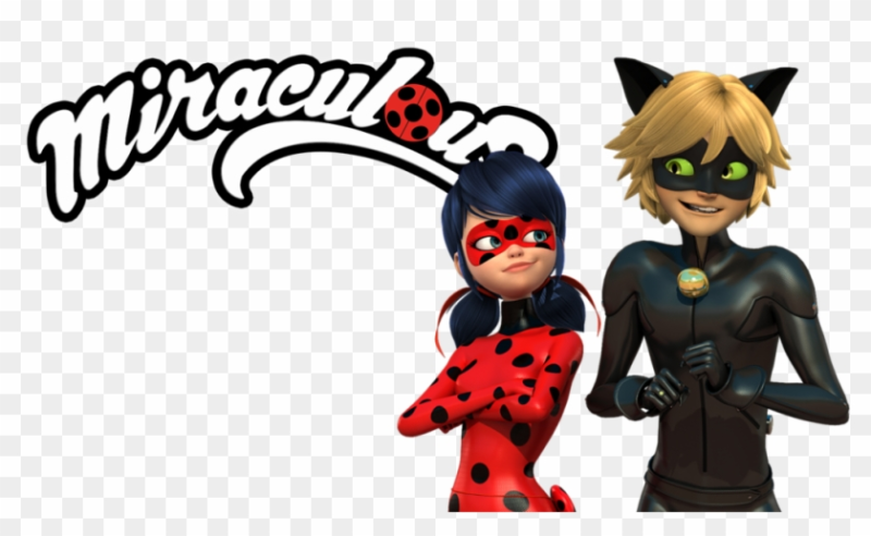 Леди баг и супер кот на белом фоне