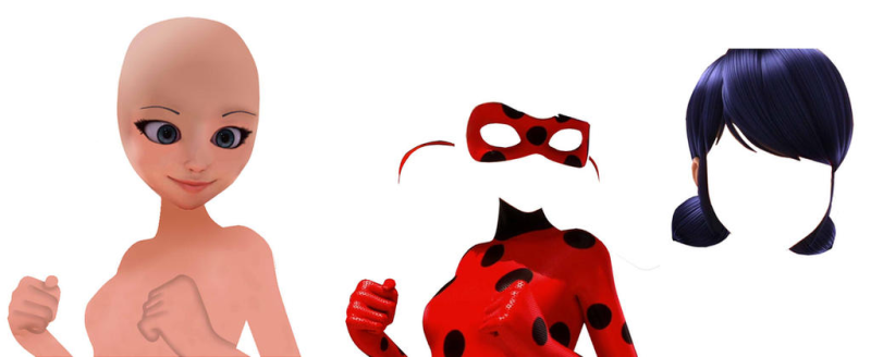 Маска Хлои из леди баг