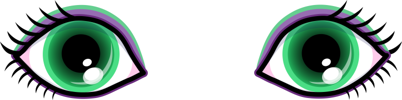 Глаза рисунок мультяшные