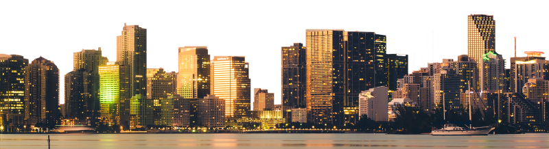 Город на прозрачном фоне