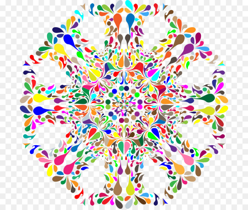 Цветные узоры