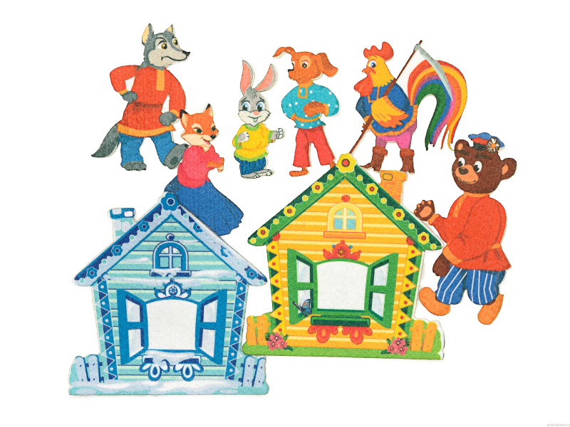 Лубяная избушка настольный театр