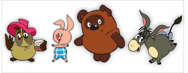 Винни пух и Пятачок Советский