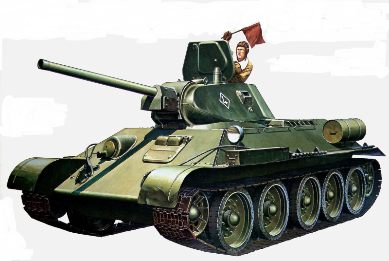 Танк т-34 для детей