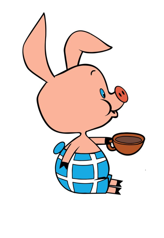 Пятачок мультяшный