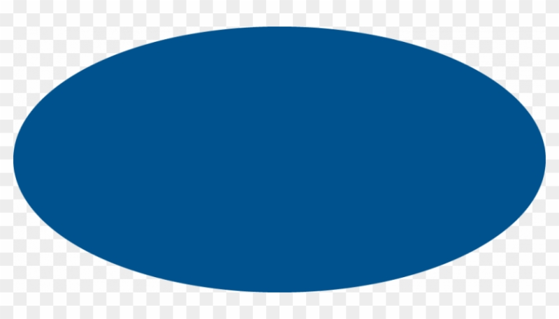 Овал голубой