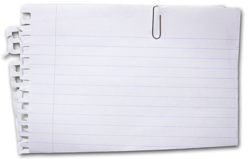 Лист бумаги для заметок