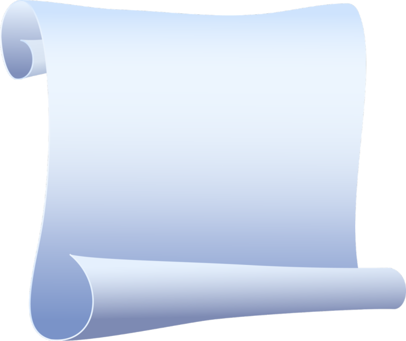 Свиток на прозрачном фоне