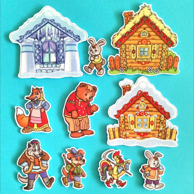 Лубяная избушка настольный театр