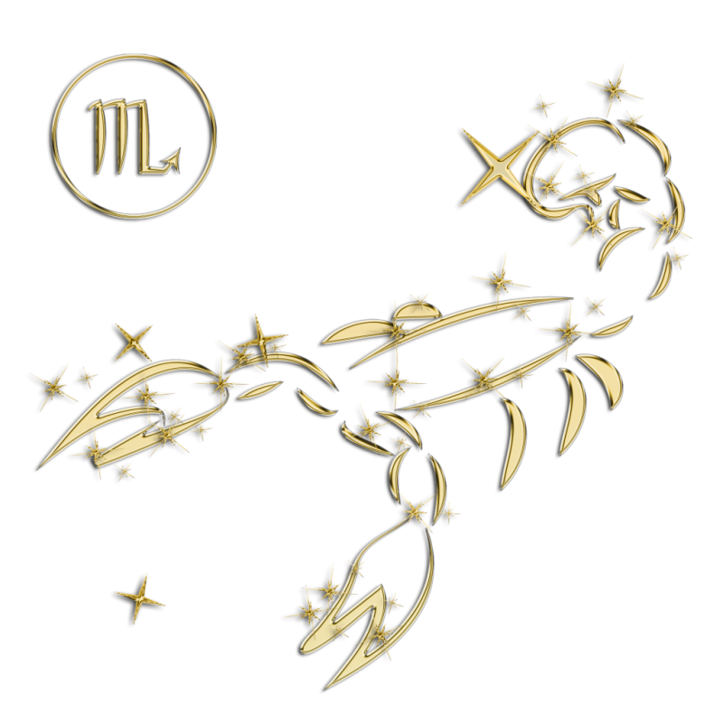 Символы знаков зодиака на прозрачном фоне