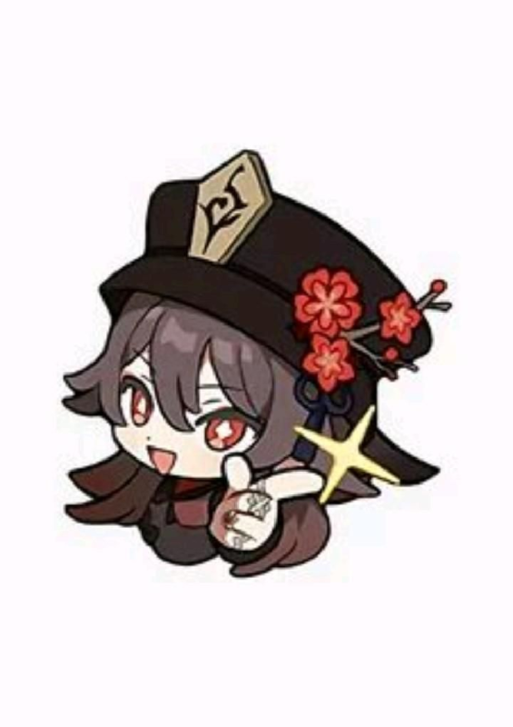 Барбара Геншин Чиби Стикеры