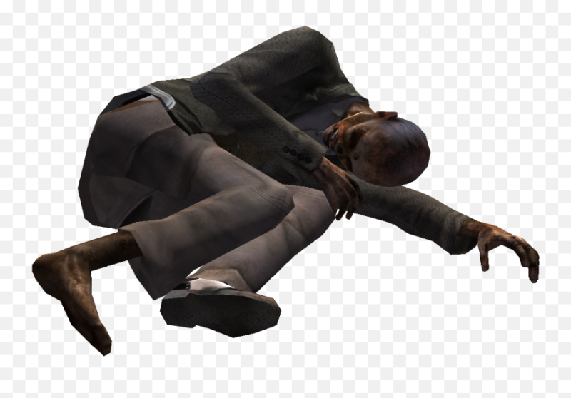 Убитый человек на белом фоне