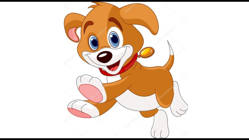 Собака мультяшная